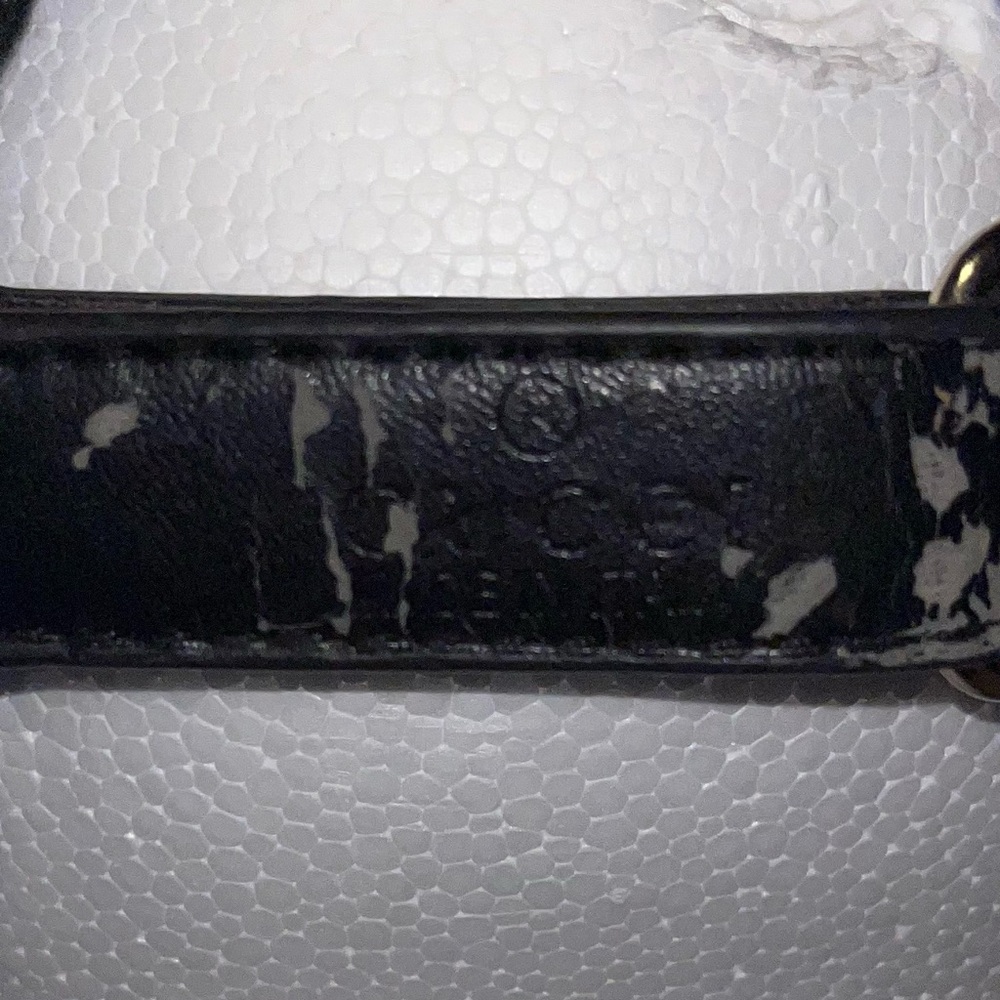 Black Gucci Hat Cap Adjustable Velcro Strap Unisex Red Green Web Stripe - Picture 7 of 9